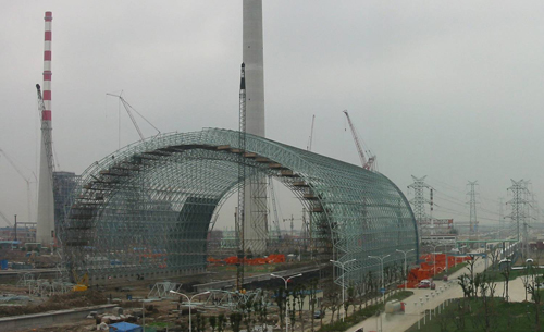 杭州发电厂球形网架