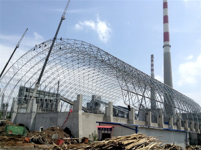 乌海煤机油桶翘工程网架